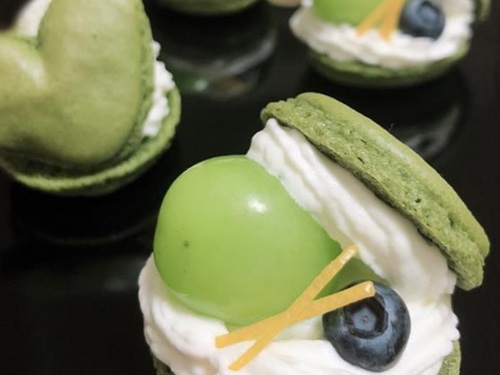 シャインマスカットの可愛いスイーツ